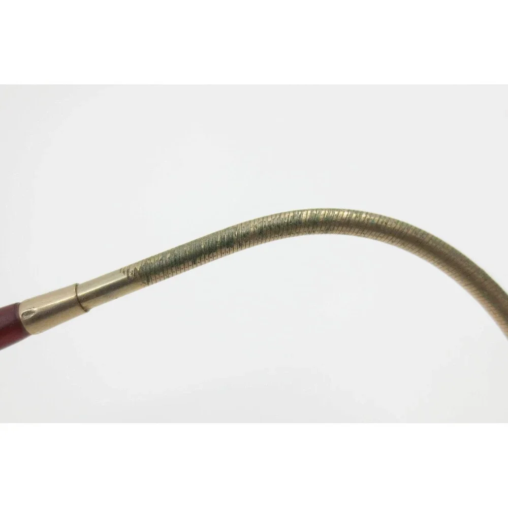 Vintage Shuron Shurset Browline Glasses 1/10 12K Gold Filled Burgundy 22 Bridge